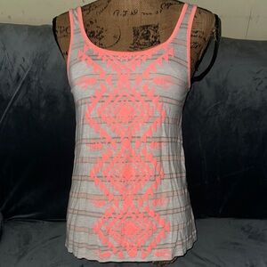 Daytrip Gray Ribbed Sleeveless Tank Top